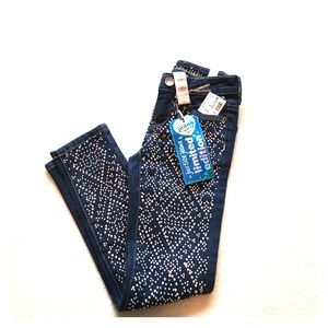 Girls Justice Rhinestone Jeans