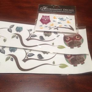 Owl decals design decoration