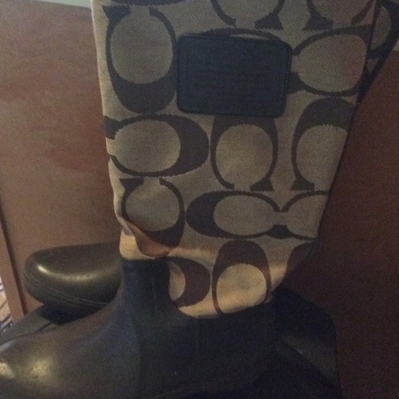 Coach rain boots - Picture 3 of 4