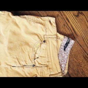 PrAna mustard cords
