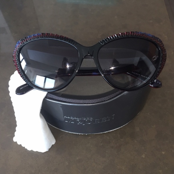 Alexander McQueen Sunglasses 4197/S Burgundy/Grey - Picture 1 of 4