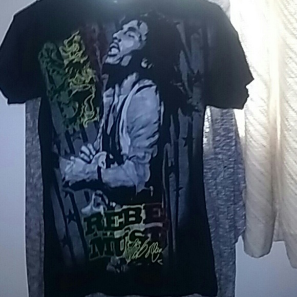 Bob marley rare rebel music shirt
