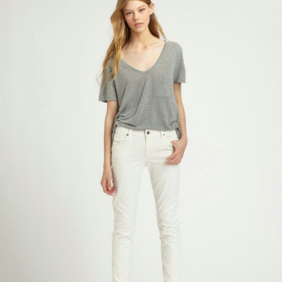Free People Denim - NEW Free People Ivory curduroy pants