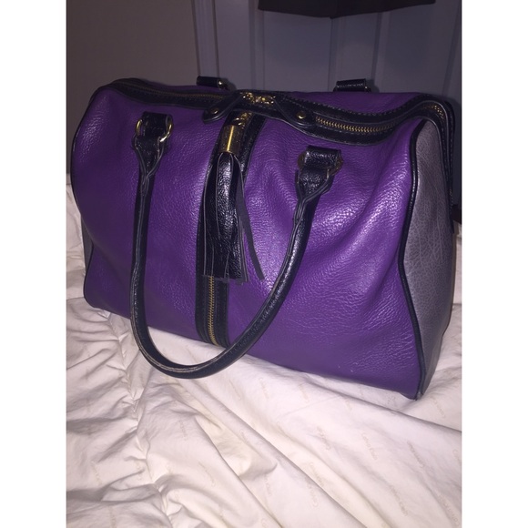 Steve Madden purple speedy handbag - Picture 1 of 3