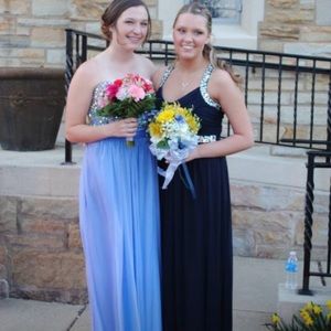 Navy Blue Prom Dress