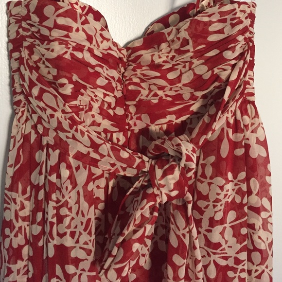 Red and gold party dress - Picture 3 of 4