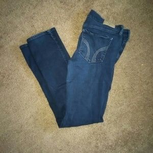 Hollister dark wash skinny jeans