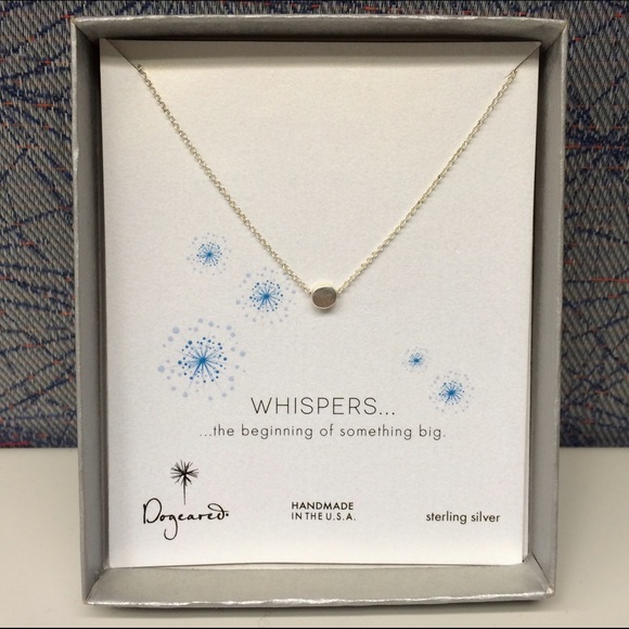 Dogeared Circle Necklace Genuine Silver