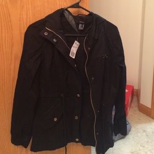Black Forever 21 bomber/utility jacket!
