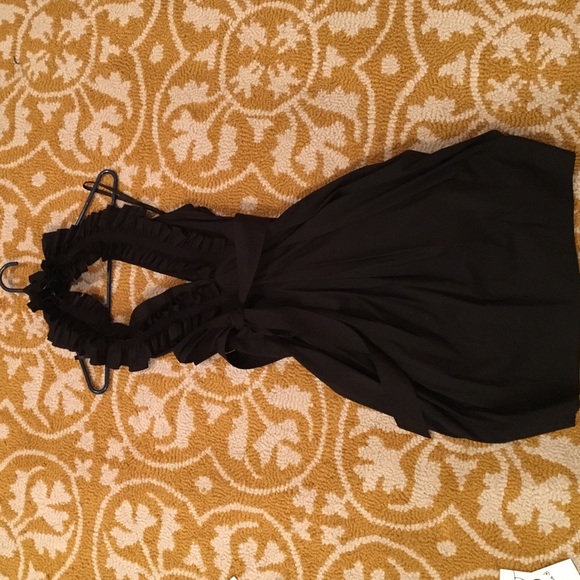 Black BCBG tuxedo dress