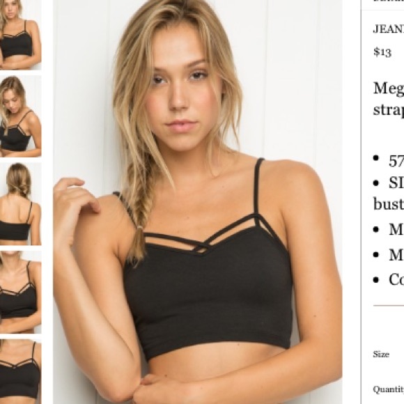 ***NOT FOR SALE*** Brandy Melville Jeanne bralette - Picture 1 of 3