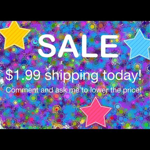 Sale! 1.99 shipping on price drops!