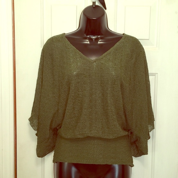Olive Green Top