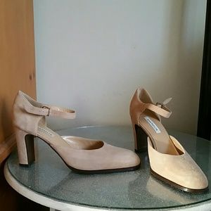 Ann Taylor suede mules