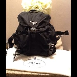 Authentic Prada Backpack Purse