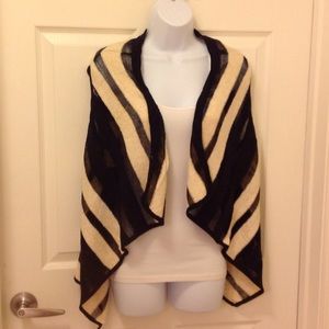 🆕 New Listing! Black Taupe Vest Sweater