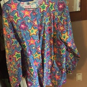 Long sleeve scrub jacket