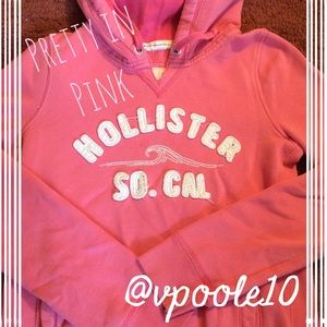 Pink Hollister Hoodie