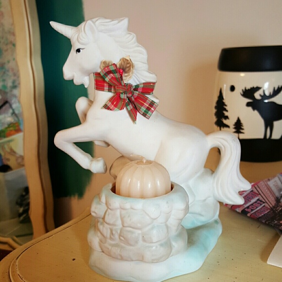 Unicorn candle holder and Christmas tree Ornament