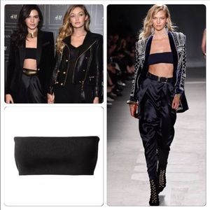 H&M X BALMAIN Black Bandeau
