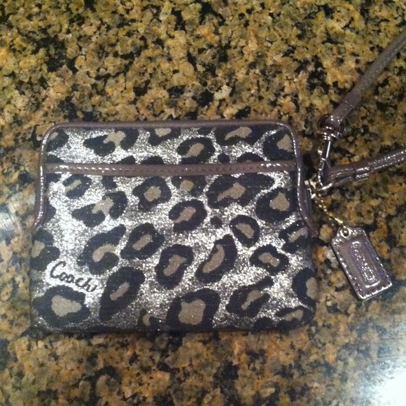 Coach mini wristlet