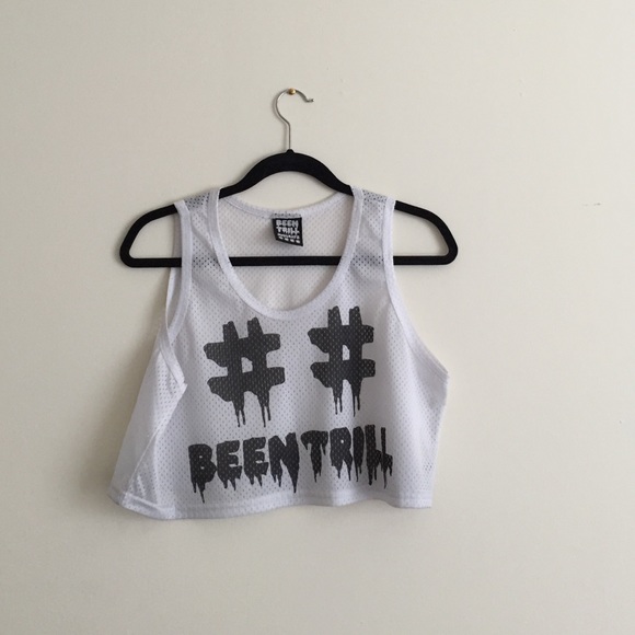 Been Trill Jersey Crop Top