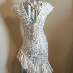 Vintage Iridescent Sequined Dress