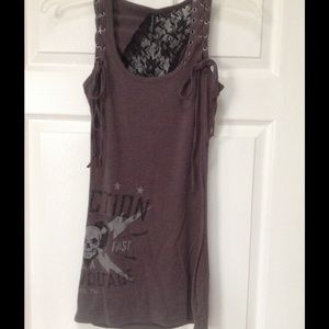 Affliction Black Premium tank dress