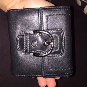 100% Authentic Coach Wallet - Black, Small