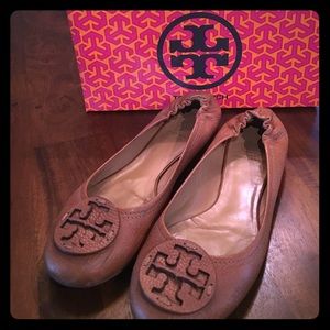 Tan Tory Burch flats