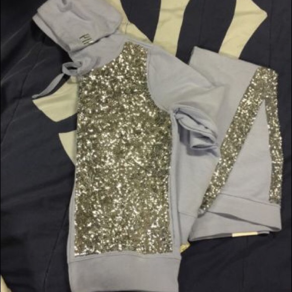 Victoria Secret Sweat Suit.