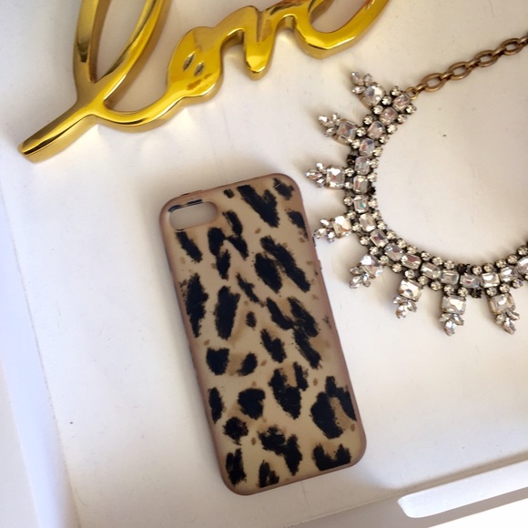 *REDUCED* J. Crew Leopard iPhone 5 case