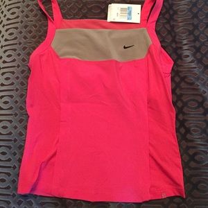 NWT Nike Hot Pink tennis tank M $65