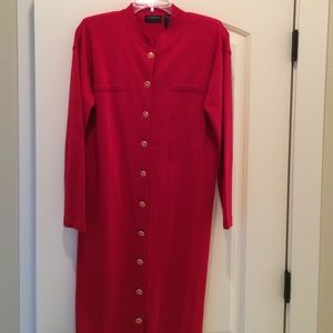 Red Vintage sweater dress