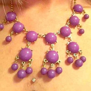Purple charming necklace