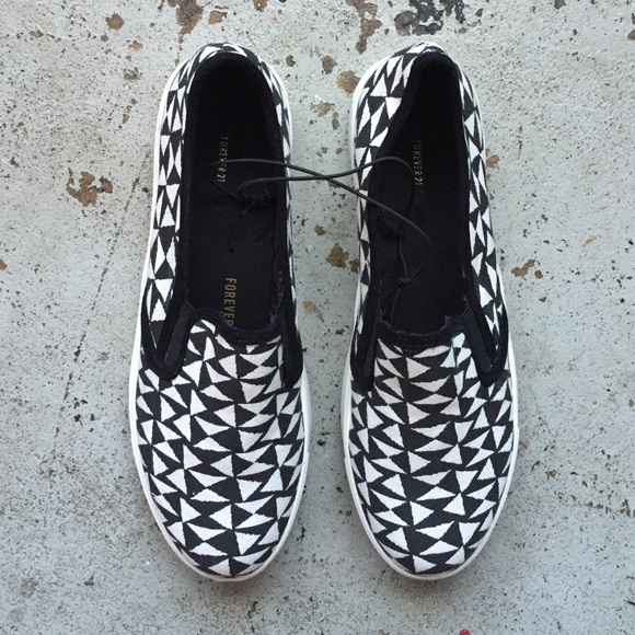 Black and White Sneakers