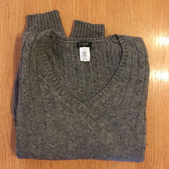 Cable knit wool sweater from J Crew