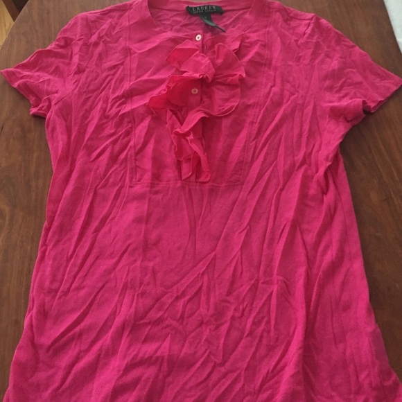 Pink Ralph Lauren top - Picture 2 of 2