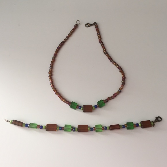 Handmade Matching Choker and Bracelet