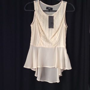 Target peplum tank top