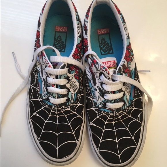 Spider-Man low top Vans