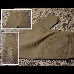 Women's 7 For All Mankind Light Gray Skinny