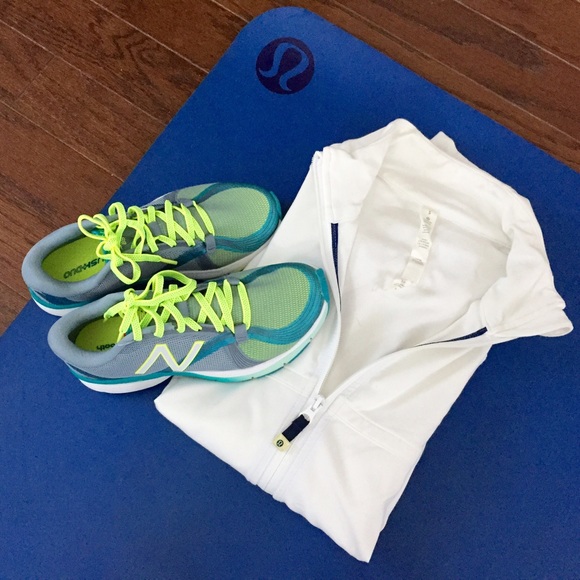 Lululemon Athletica White On the Move Jacket