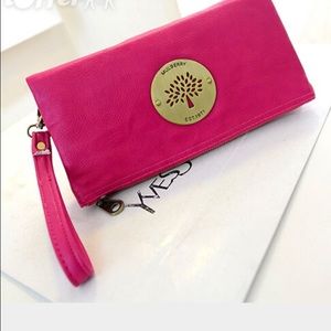 Pink NWOT mulberry wristlet