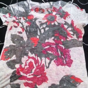 Fashion Bug burnout T, L