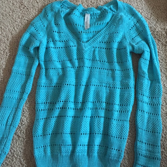 Baby blue sweater