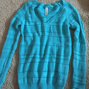 Baby blue sweater