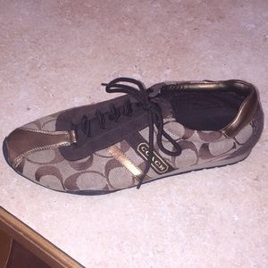 Coach sz 8 lace up sneakers