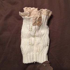 Crochet boot cuffs