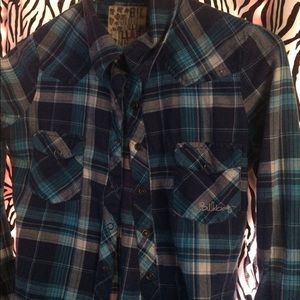 Blue flannel